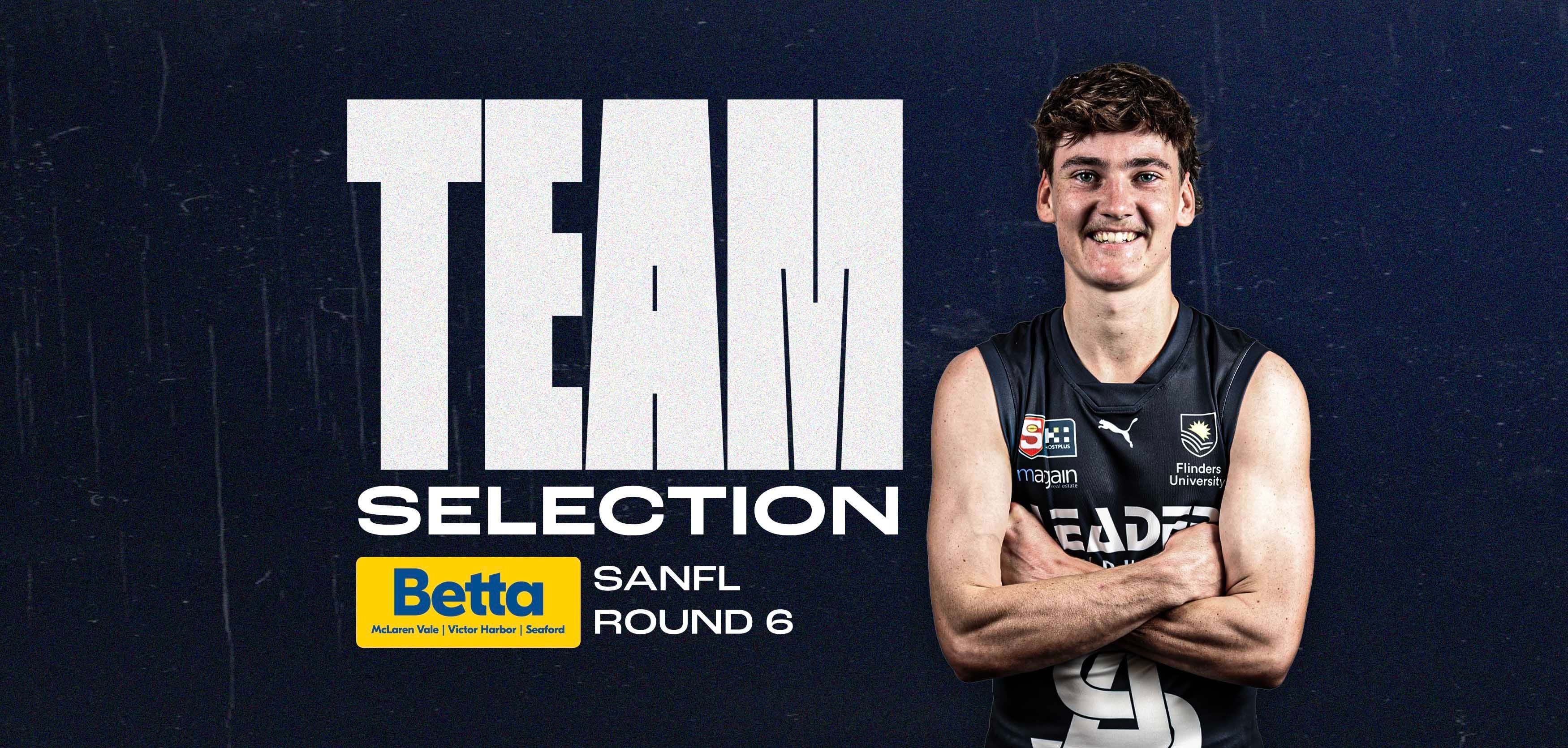 BETTA Team Selection: SANFL Round 6 v Eagles BETTA Team Selection: SANFL Round 6 v Eagles